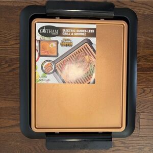 Gotham Steel Electric Smoke-Less Grill and Griddle
